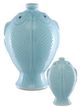 Currey & Company Laguna 2-Piece Soft Blue Vase Set-1