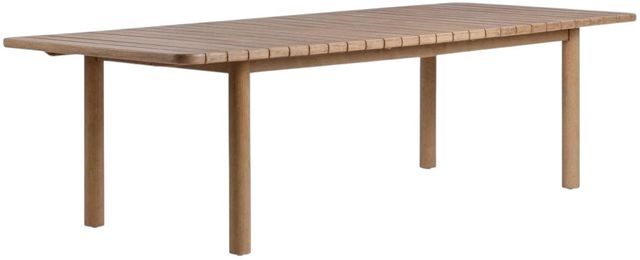 Classic Home Dawson Butterscotch Wooden Outdoor Extendable Dining Table-3