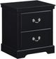 Mazin Furniture Seabright Black Nightstand-1