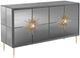 Bassett Mirror Rivoli Black/Smoke Mirror Server-0