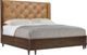 Hooker® Furniture Archives Classic Walnut/Dark Blond California King Panel Bed-0