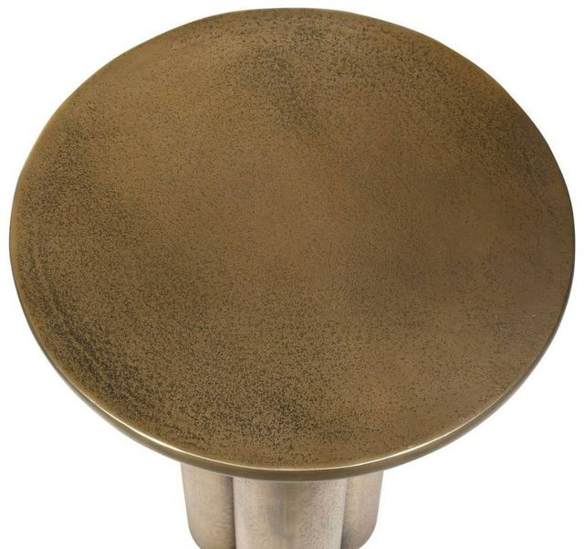 Uttermost® Thorp Antique Brass Aluminum Indoor-Outdoor Accent Table-4