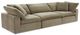 Moe's Home Collection Clay 3-Piece Desert Sage Modular Sectional Sofa-0