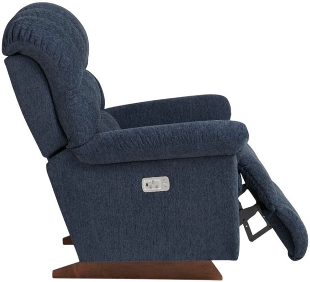 La-Z-Boy® Randell Navy Power Rocking Recliner with Headrest and Lumbar-4