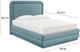 TOV Furniture Briella Bluestone Queen Panel Bed-2