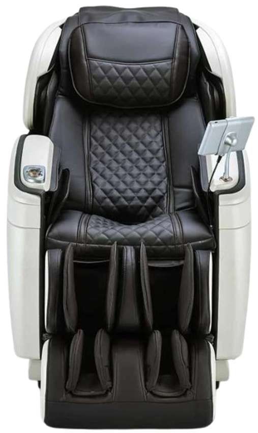 Cozzia® Qi™ SE Espresso/Pearl White Power Massage Chair-3