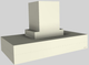 Vent-A-Hood® 48" Biscuit Contemporary Island Range Hood-3