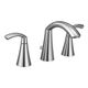 Moen® Glyde Chrome Two-Handle High Arc Bathroom Faucet-1