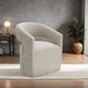 Furniture of America® Tresa Taupe Arm Chair with Casters-1