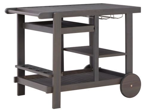 Signature Design by Ashley® Kailani Gray Serving Cart-0