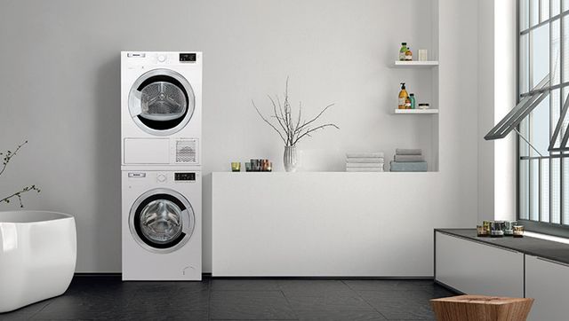 Blomberg® 4.1 Cu. Ft. White Front Load Electric Dryer-3