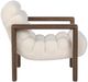 Classic Home Dahlia Ivory Fleece Accent Chair-3