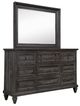 Magnussen Home® Calistoga Weathered Charcoal Dreser and Mirror-0