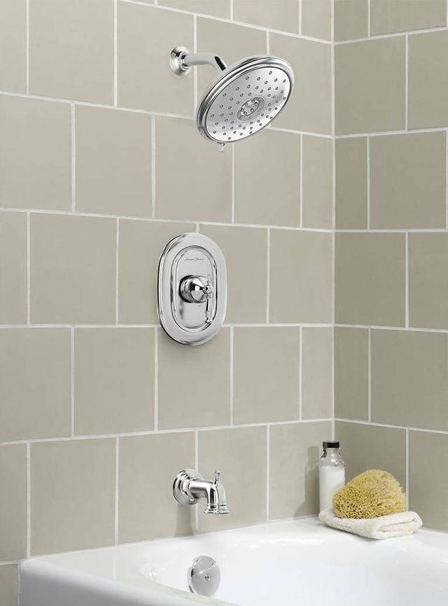 American Standard Quentin® Polished Chrome Tub and Shower Trim Kit with Pressure Balance Cartridge-2