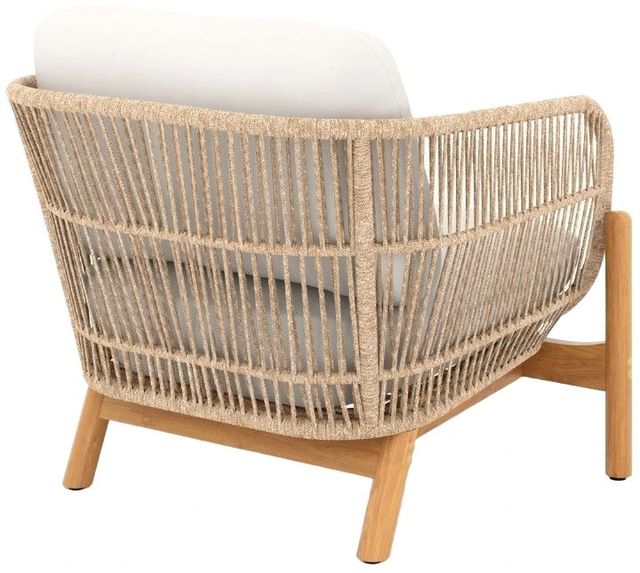New Classic® Home Furnishings Solstice Beige/White Polyester/Nylon Outdoor Chair-2