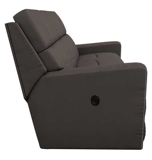 La-Z-Boy® Apollo Slate Leather Manual Reclining Sofa-2