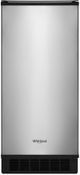 Whirlpool® 15" Stainless Steel Ice Maker-0