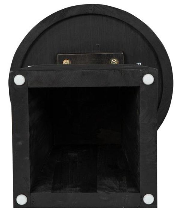 Magnussen Home® Lindon Coffee Bean Dark Round Pedestal Accent End Table-3