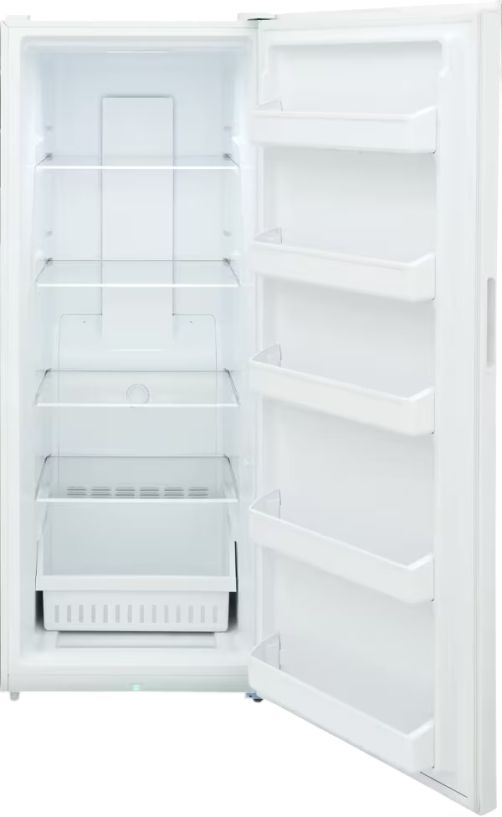Frigidaire® 28" 18 Cu. Ft. White Upright Freezer-1