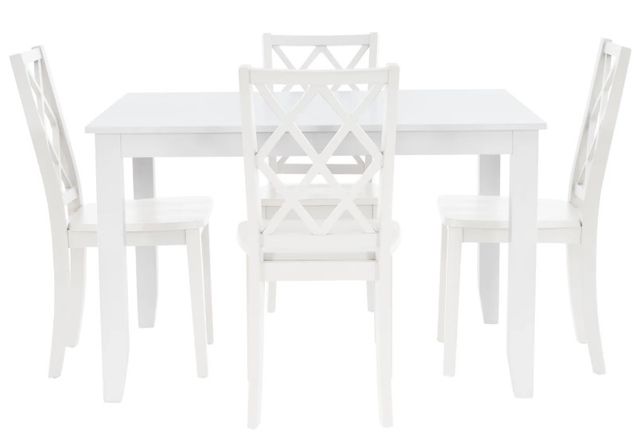 Powell® Maui 5-Piece White Dining Set-1