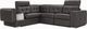 Jaymar Sydney Optima 4 Piece Cassiopee Charcoal Gr. 50 Sectional-1