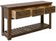 International Furniture Direct Walnut Reddish Brown 54" Sofa Table-4