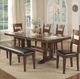 Winners Only® Brown Trestle Dining Table-1