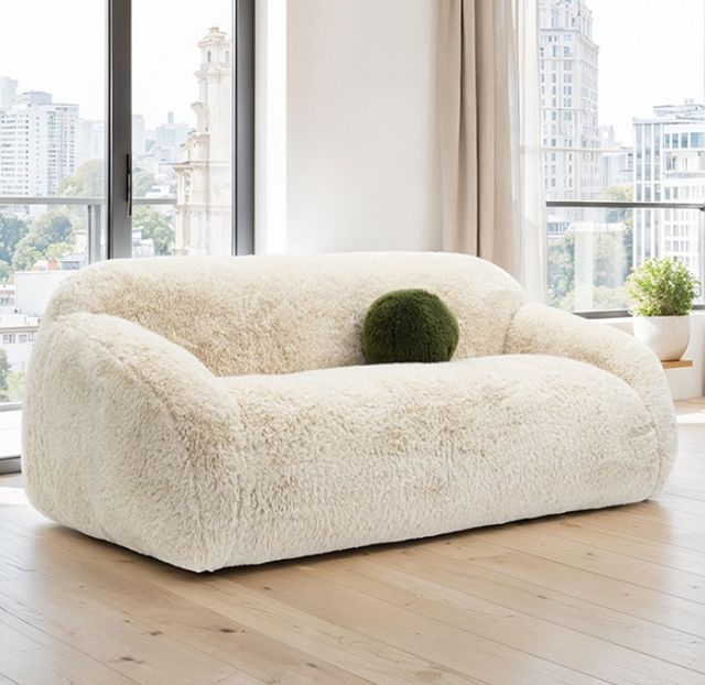 Furniture of America® Darwen Sand Sofa-1