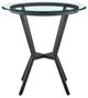 Armen Living Naomi and Chelsea 4-Piece Black/Grey Counter Height Dining Set-0