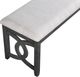 New Classic® Home Furnishings Gia Gray 46" Dining Bench-3