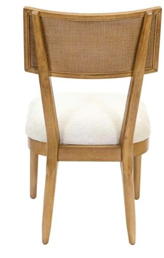 Martin Furniture Quincy Golden Brown/Off-White Side Chair-3