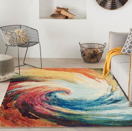 Nourison Home™ Celestial Wave 5'x7' Style 28 Area Rug-1