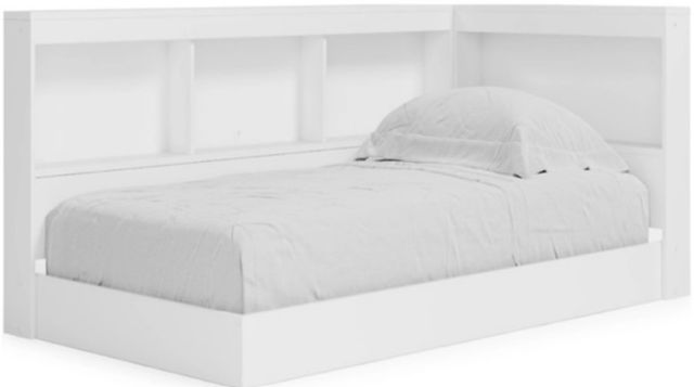 Signature Design by Ashley® Piperton 5-Piece Brown/White Full Bookcase Storage Bed Set-1