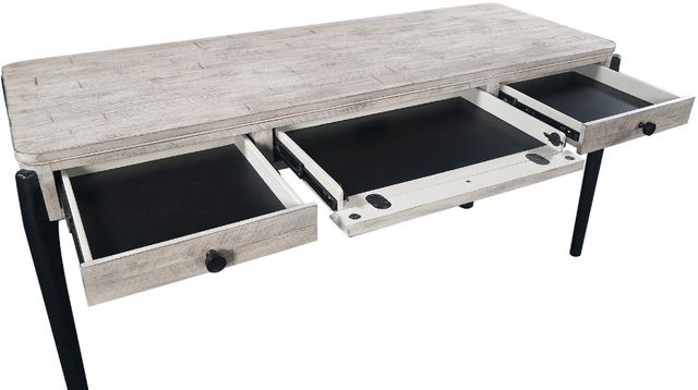 aspenhome® Zane Parchment 66" Writing Desk-2