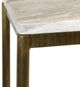 Harp & Finial® Ardin Bronze/White Marble Top Console-2