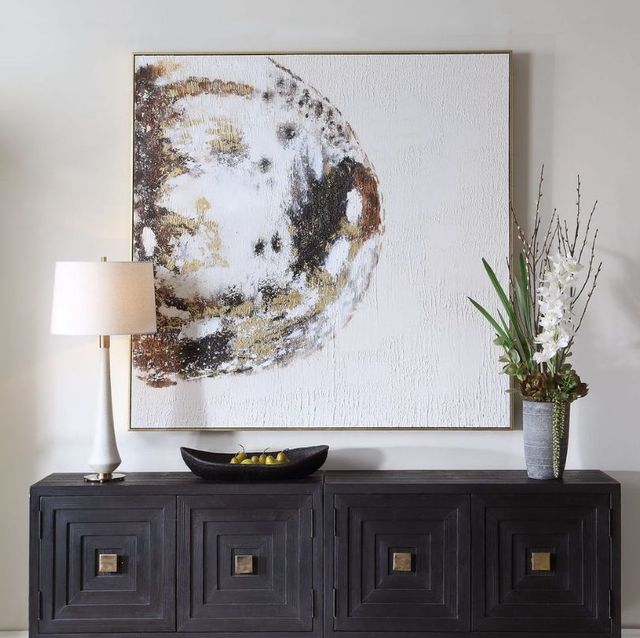 Uttermost® Moon Landing Hand-Painted Abstract Art-1