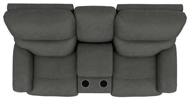 La-Z-Boy® Trouper Ink Power Reclining Loveseat with Console and Headrest-4