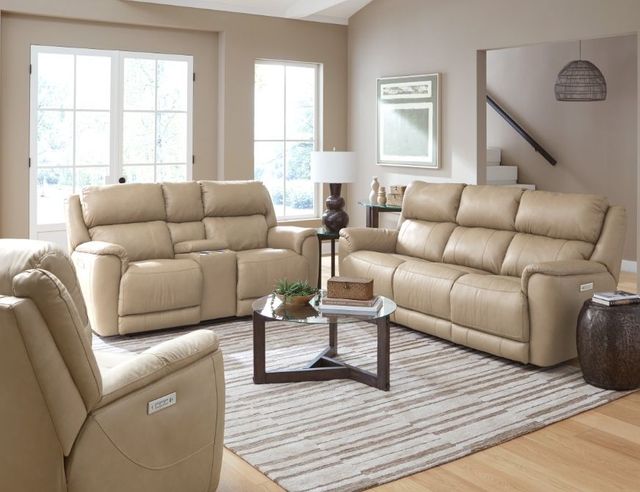 HomeStretch Tuscany Stonewash Power Reclining Loveseat-1
