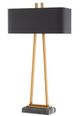 Currey & Company Adorn Antique Brass/Black Large Table Lamp-0