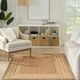 Nourison Home™ Horizon HOZ03 Natural 5'x7' Style 2 Area Rug-1