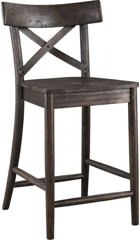 Elements International Coronado Chocolate Counter Stool-0