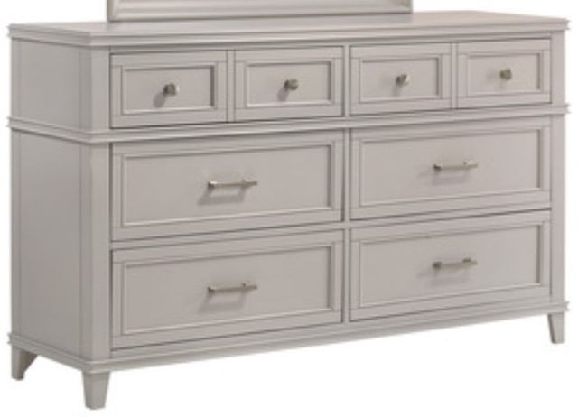 Bernards Nova II 4-Piece Gray Queen X Storage Full Bedroom Set-3