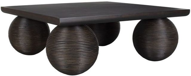 Uttermost® Kasson Distressed Black Coffee Table-0