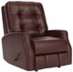 Flexsteel® Customizable Devon 34" Leather Manual Rocking Recliner-1