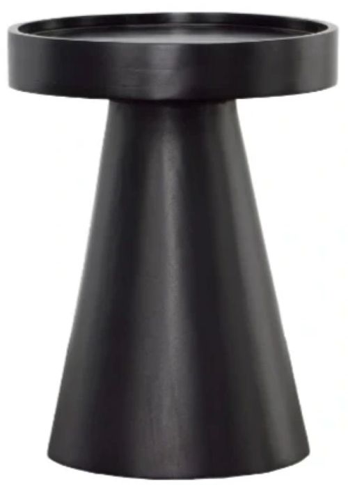 Dovetail Furniture Blandon Black Dining Side Table -0