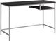 Monarch Specialties Inc. 48"L Espresso and Silver Metal Computer Desk-2