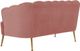 TOV Furniture Daisy Petite Blush Velvet Settee-2