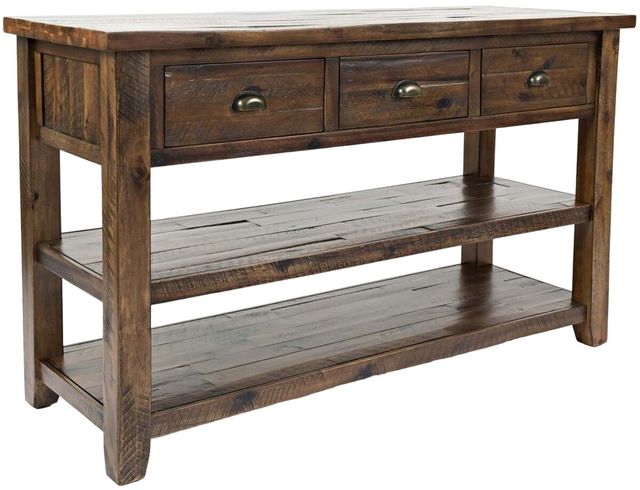 Jofran Inc. Artisan's Craft Dakota Oak Console Table-0