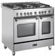 Verona® Prestige Series 36" Stainless Steel Pro Style Dual Fuel Gas Range-1