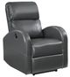 Coaster® Grant Gray Power Recliner-2